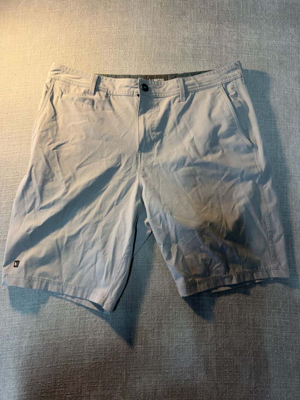 Linksoul Performance Tech Golf Shorts Men's 34 Gray